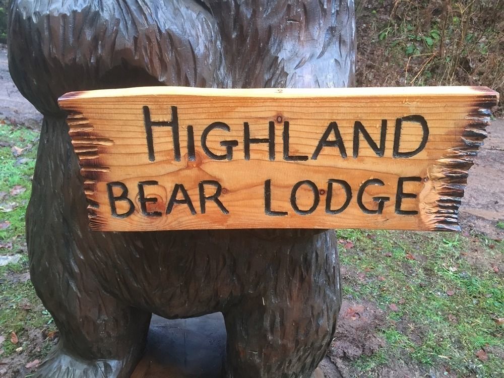 Highland Bear Lodge & Luxury Bear Huts Друмнадрочит Экстерьер фото